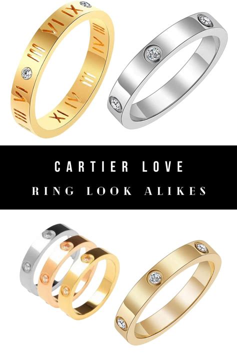 thin cartier love ring replica|cartier love ring look alike.